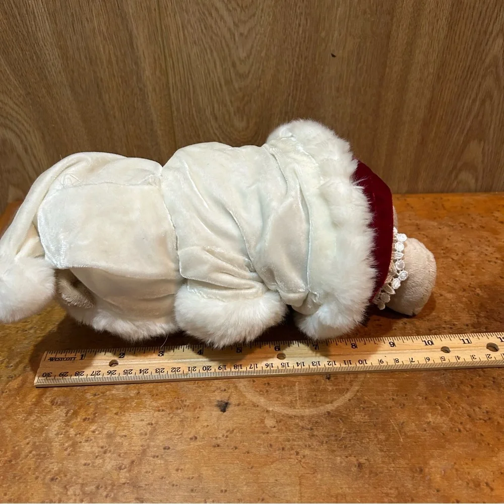 2004 Starbucks 37th Edition Bearista Bear Plush Winter Coat And Hat 10”